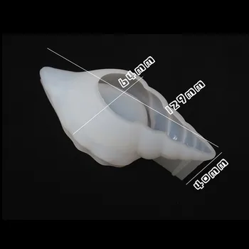 DIY Silicone Crystal Spejl Skimmel Conch Elefant opbevaringsboks Resin skal Beholderen Silikone Formen Til at Gøre op Støbeform, Håndværk
