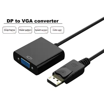 DP-displayport han til VGA Kvindelige Converter Adapter Kabel Til den Bærbare PC VGA Adapter Kabel Konverter