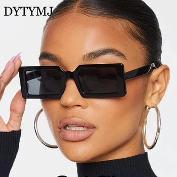 DYTYMJ 2021 Rektangel Solbriller Kvinder Luksus Mærke Brillerne for Kvinder/Mænd Vintage Briller Kvinder Square Vintage Oculos De Sol