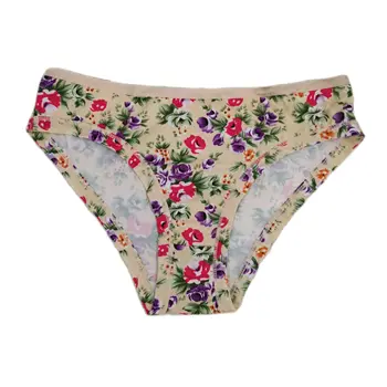 Damer' sexede trusser underwear floral print trusser til kvinder trusser low-rise talje slankende shapewear tanga trusse lingeri