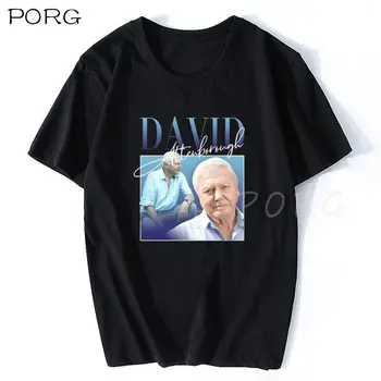 David Attenborough T-shirts, Cool Fashion Sommer T-shirts til Mænd, Kvinder T-Shirts, Casual Unisex t-Shirt Kort Ærme T-shirt, Toppe