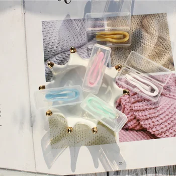 De Gennemsigtige Plast-Let Lille Brillerne Tilfælde Med En Pincet Ende Stick Sæt Bærbare Mini Travel Kit Briller Sag