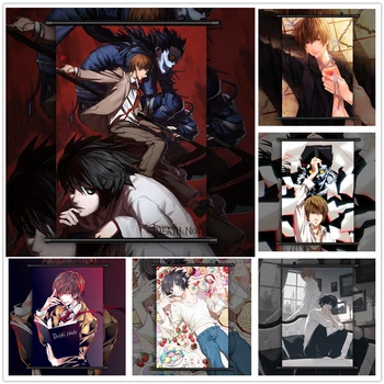 Death Note Yagami Raito L Lawliet Anime, Manga HD Print Væg Plakat Rulle