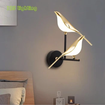 Dejlig Fugl LED væglampe, Stue, Soveværelse Midtergangen lysarmaturer Hjem Dekoration Surface Mount Sconce