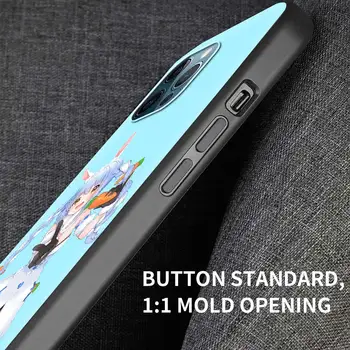 Dejlig Usada Pekora Hololive Phone Case For iPhone-11 Pro XS-XR-X Cover Til iPhone 12 Pro Max 7 8 Plus SE 2020 Sort Shell Coque