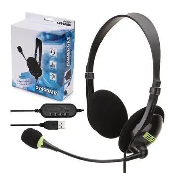 Deluxe-Stereo Gaming Hovedtelefoner Øresneglens Lydstyrke håndfri Headset med Mikrofon Til PS4 controller og PC Hovedtelefoner