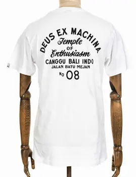 Deus Ex Machina Lomme Canggu-Adresse Tee - Hvid