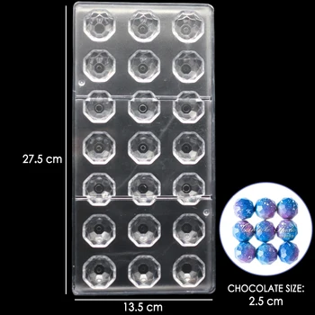 Diamant Formet PE Plast Ikke Polycarbonat Chokolade Skimmel Klare Mug DIY Håndlavet Chokolade Forme Chokolade Værktøjer