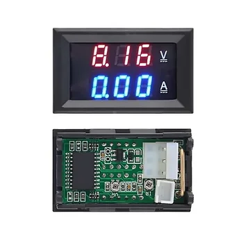 Digital Røde LED Spænding Meter DC100V 10A Voltmeter Amperemeter Blå+Rød LED Amp Dual Display Spænding Detektor Nuværende Meter Panel