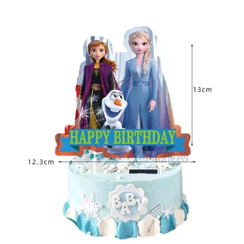 Disney Frosne Prinsesse Elsa Tema balloner Fødselsdag Part Dekorationer Baby Brusebad Aluminium Folie Antal Balloner Kids legetøj