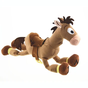 Disney Søde Kawaii Toy Story Woody Sheriff Bas Røde Hjerte Hest Tegnefilm Bløde Dukke Dukke Fødselsdagsgave Børns Plys Legetøj