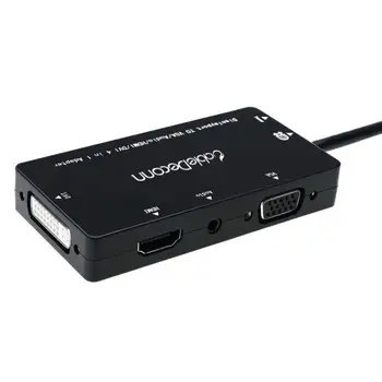 Displayport til Hdmi-DVI VGA Converter DP 4-i-1 Audio USB-Kabel-Multi-Function-Adapter Til PC-Computer Skærm Mms