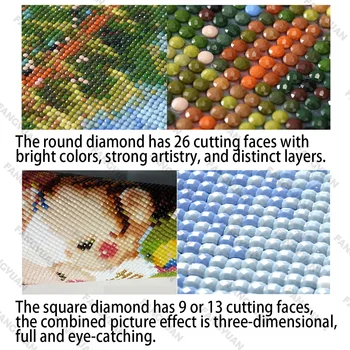 Diy-5D Diamant Maleri Kunst Frugt Drue Natur Mosaik Broderi Diamant Cross Stitch Kits Køkken boligindretning Tilbehør