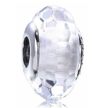 Diy Charms Fascinerende Shimmer Tropiske Hav Krikand Facetter Af Murano-Glas 925 Sterling Sølv Perler Passer Til Pandora Armbånd Smykker
