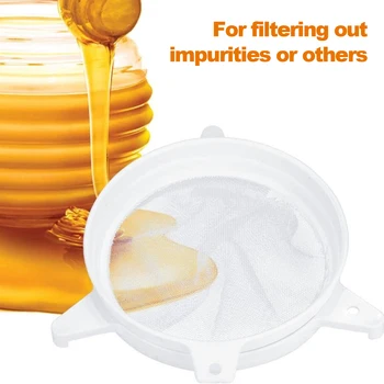 Dobbelt Mesh Honning Si Honning Emhætte Filter Dobbelt Sigte for Biavler, Køkken og Andre Filtrering ved Hjælp af Køkken Si