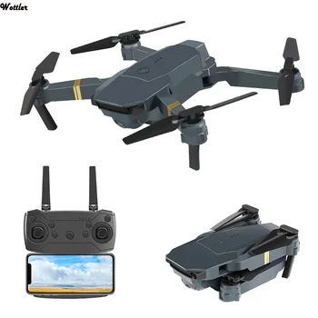 Drone E58 WIFI FPV Med Vidvinkel HD 4K/1080P/720P/480P Kamera Højde-Hold-Funktion Sammenklappelig Arm RC Quadcopter Mini Drone RTF Drone