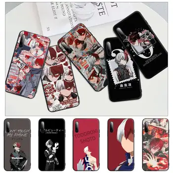 Drop Shipping Min Helt Shoto Todoroki Sort Mat Telefonens Cover Tilfældet For Redmi Note 6 8 9 Pro Max antal 9s 8t 7 5A 5 4 4x