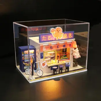 Dukkehus 3D Træ-Håndlavet Miniature Møbler Doll House Model Bygning Legetøj Dukkehus For Børn Fødselsdag Gaver M913