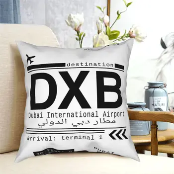Dxb Dubais Internationale Lufthavn Opkald Breve Smide Pude Pude Dække Broderi Påske 2021 Pudebetræk 45X45 Dekoration