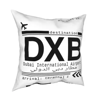 Dxb Dubais Internationale Lufthavn Opkald Breve Smide Pude Pude Dække Broderi Påske 2021 Pudebetræk 45X45 Dekoration