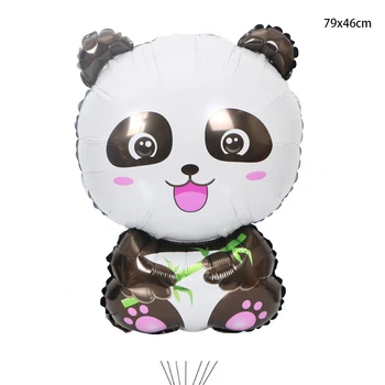 Dyr ballon tegnefilm panda aluminium film ballon børns legetøj baby fødselsdag dekoration panda ballon