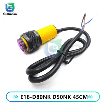 E18-D50NK E18-D80NK Diffus Refleksion Type Infrarød Hindring Undgåelse Sensor Fotoelektriske Skifte dc 5 v NPN Normalt Åben