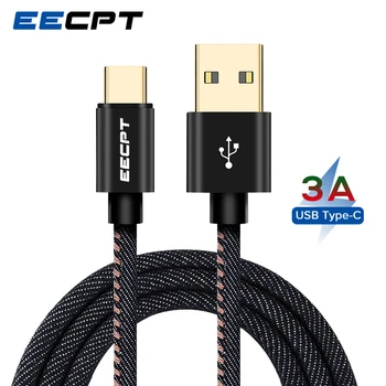 EECPT USB Type C Kabel-Hurtig Opladning Data USB-C Kabel til Samsung Galaxy S9 S8 Plus Mobiltelefon Oplader Kabel til Xiaomi Mi 9 8