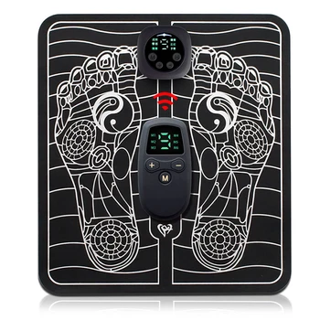 EMS Elektrisk Fod Massager Pad Blodcirkulationen Stimulator Mat Massage Akupunktur Punkter, Lindre Træthed w Ekstern
