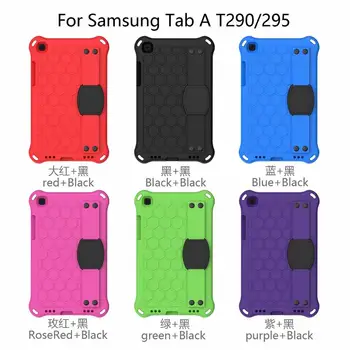 EVA Stå Cover til Samsung Galaxy Tab ET 8,0 2019 SM-T290 SM-T295 T290 T295 T297 Kids Safe Skum Stødsikkert Tablet Silikone Case