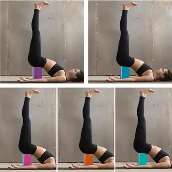 EVA Yoga Cork Blok lette bærbare Pilates Skum Mursten Hjem Strække Fitness Motion Værktøj Fitness yoga Fitness-forsyninger
