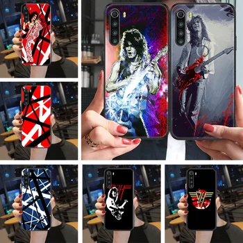 Eddie Van Halen EVH Telefon tilfældet For Xiaomi Redmi Note 7 7A 8 8T 9 9A 9S 10 K30 Pro Ultra sort maleri hoesjes 3D funda temmelig