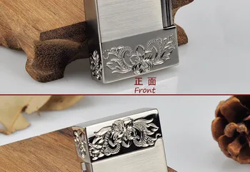 Eksplosive KUBOY Cool Bao Metal Stål Erklæring Brand Gas Personlighed Kreative Brugerdefinerede Lettere Engros Højt Lettere