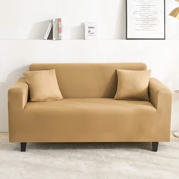 Elastisk Almindelig Solid Sofa Dække Strække Stramme Wrap All-inclusive Sofa Dækning for Stue funda sofa Couch Dække Lænestol Dække