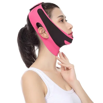 Elastisk Ansigt Slankende Plaster V Linje Ansigt Shaper Kvinder Hage, Kindben Op Bælte Facial Anti Rynke Rem Ansigtspleje Værktøjer