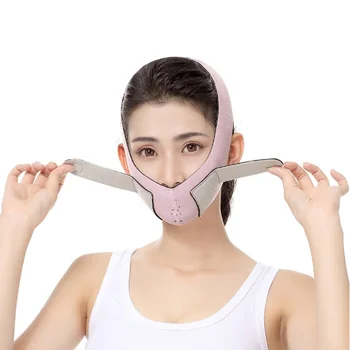 Elastisk Ansigt Slankende Plaster V Linje Ansigt Shaper Kvinder Hage, Kindben Op Bælte Facial Anti Rynke Rem Ansigtspleje Værktøjer
