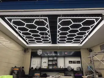 Engros Priser Honeycomb Lys til Bil Showroom Workshop-Lampe Led-Sekskant