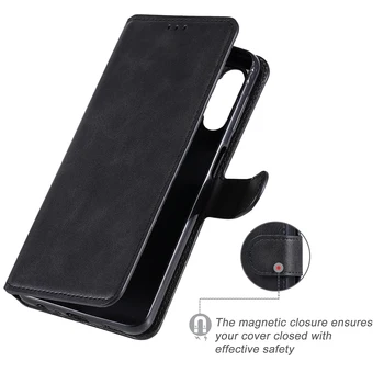 Etui Flip Læder Tegnebog Case For Xiaomi Redmi K20 K30 K40 Pro 7A 8A 9A 9C 9T Note 8 8T 9 9T 9S 10S 10 4G-Kortholderen bogomslag