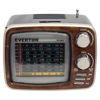 Everton RT-801BT USB-SD-FM-Bluetooth Understøttet Nostalgisk Radio