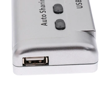 FJGEAR 4-Port USB-Deling Switch Box USB-Adapter 2.0 Auto Printeren Skifter HUB Selector for, at Printeren, Computeren