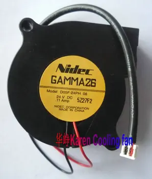 FOR Nidec 5CM 5015 24V 0.11 EN GAMMA26 D05F-24PH 08 2wire Blæser ventilator HZDO