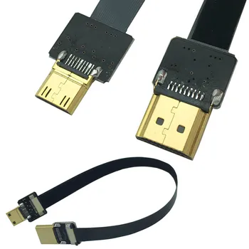 FPV HDMI-kompatibel med Mini-HDMI-Adapter, 5cm-80cm FPC FFC Bånd Flade Kabel-Banen 20pin for Multicopter luftfotografering