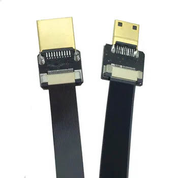 FPV HDMI-kompatibel med Mini-HDMI-Adapter, 5cm-80cm FPC FFC Bånd Flade Kabel-Banen 20pin for Multicopter luftfotografering
