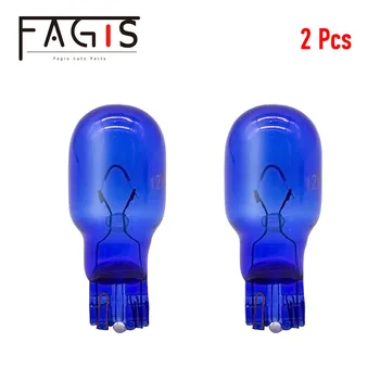 Fagis 2 Stk T15 W16W 921 12V-16W på en Naturlig Blå Glas blinklyset Super Hvid Vende Lys Indikatorer Lampe Lys Stop