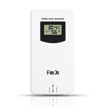Fanju Digitale Vækkeur Temperatur Luftfugtighed Sensor Barometer Prognose Vejr Station Tabel Ure