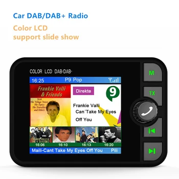 Farverige Skærm DAB-Radio Modtager I Bil Stereo Lyd Digitalt Signal Modtager Dab+ Bil MP3-FM