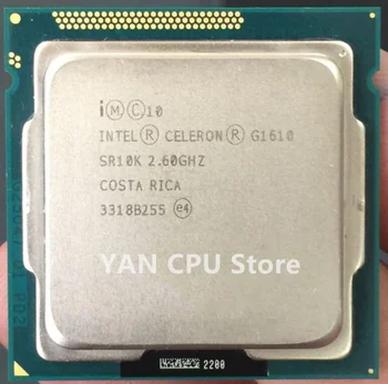 Feer forsendelse Intel Celeron-Processor G1610 (2M Cache, 2.60 GHz Dual-Core CPU LGA 1155 fungerer korrekt Desktop Processor