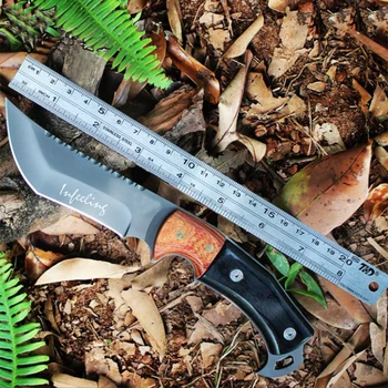 Fixed Blade Knife højde, hårdhed beskyttelse lige kniv overlevelse i naturen skarp kniv bærbare kniv udendørs værktøj