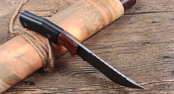 Fixed Blade Knife højde, hårdhed beskyttelse lige kniv overlevelse i naturen skarp kniv bærbare kniv udendørs værktøj