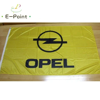 Flag Opel Gul 2*3 ft (60*90cm) 3 ft*5ft (90*150 cm) Størrelse Julepynt til Hjem Flag Banner Gaver