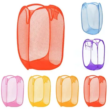 Flere Farve Vask Af Tøj Tøjvask Kurv Taske Foldbar Maske Opbevaring Toy Container Organisation Opbevaring Husstand